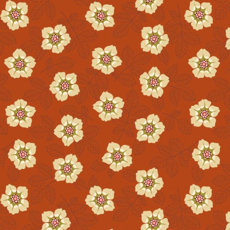 Tissu patchwork "Buttercup - Pumpkin" - Of Old And New - EQP