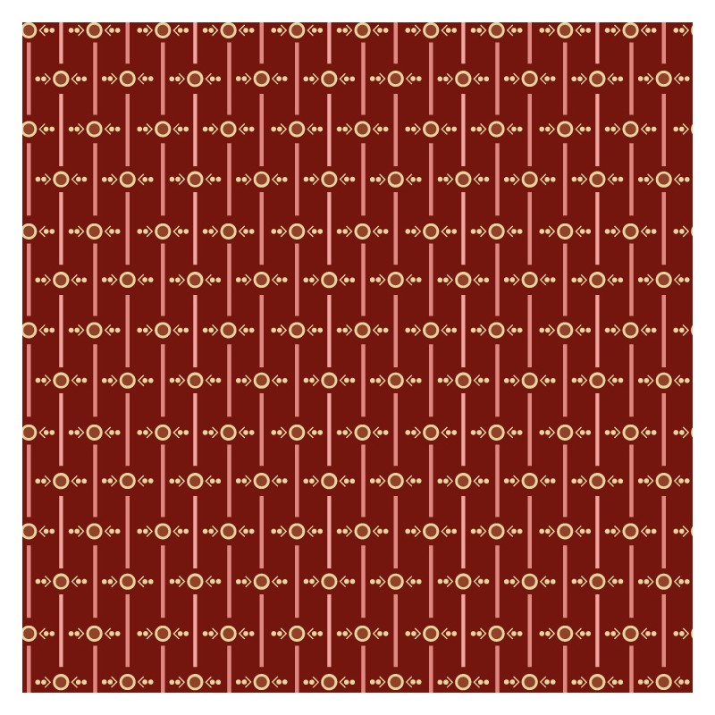 Tissu patchwork " Fast Forward - Cranberry Red " - Of Old And New - EQP