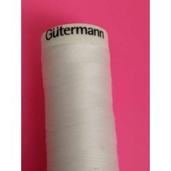 Gutermann bobine 500 m de fil à coudre - couleur 800 (blanc)