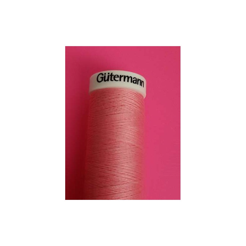 Gutermann bobine 200 m de fil à coudre - couleur 758 (rose)