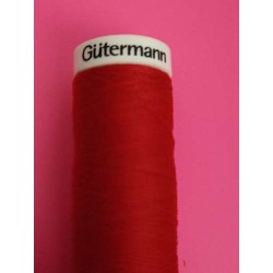 Gutermann bobine 200 m de fil à coudre - couleur 156 (rouge)