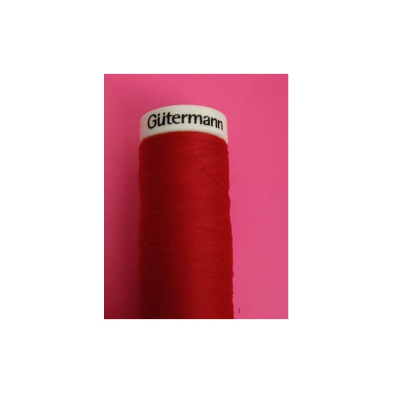 Gutermann bobine 200 m de fil à coudre - couleur 156 (rouge)