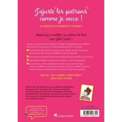 J'ajuste les patrons comme je veux ! Gaël Cuvier, édition Créapassions