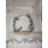 Tissu en coton Canvas Xmas Birds, 100% Coton