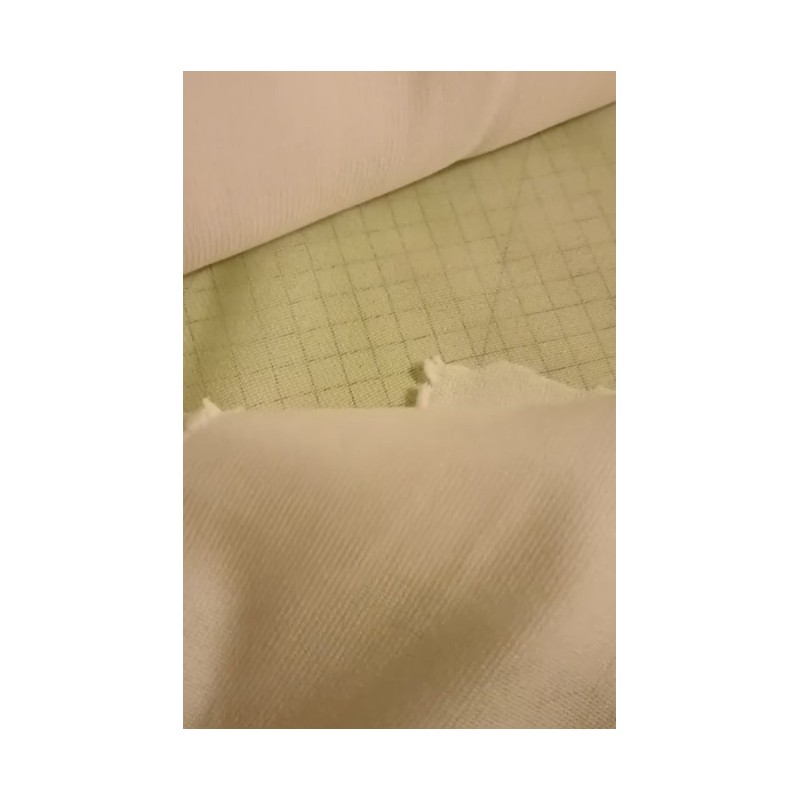 Thermocollant tissé fin blanc, vendu à partir de 30 cm