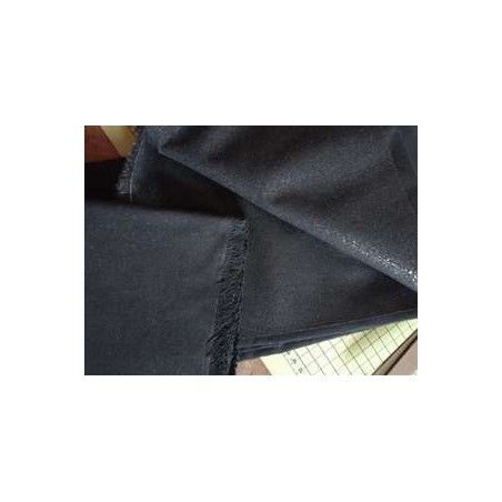 Thermocollant tissé moyen noir, vendu à partir de 30 cm