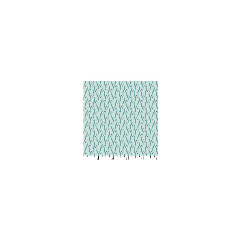 Tissu REGATTA bleu givré de chez EQP Textiles