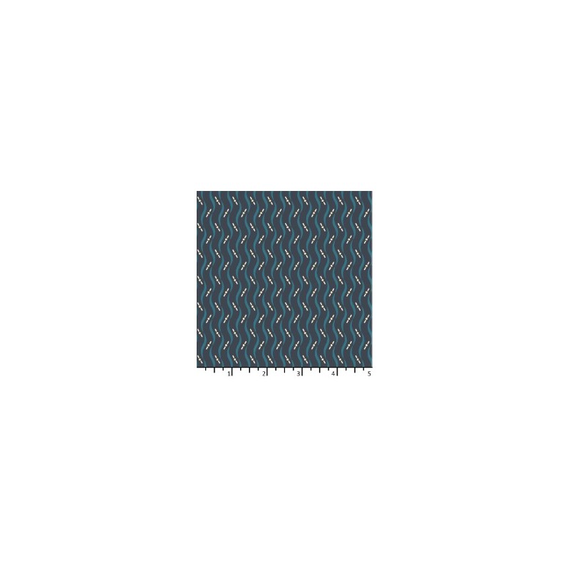 Tissu Régate bleu hivers de chez EQP Textiles