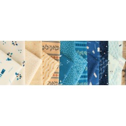 Tissu Hélices écru de chez EQP Textiles