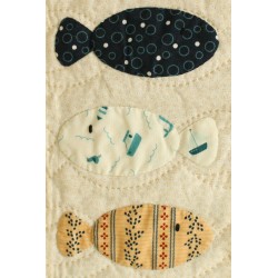 Tissu Snowbird écru de chez EQP Textiles