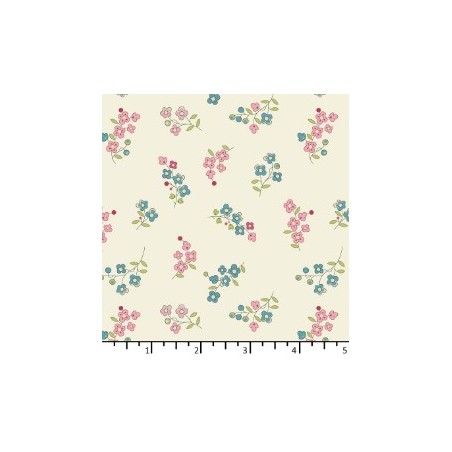 Tissu Myosotis écru de chez EQP Textiles