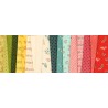 Tissu Baies sauvage olive claire sunshine de chez EQP Textiles