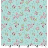 Tissu Baies sauvage aqua de chez EQP Textiles
