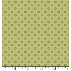 Tissu Garden patch vert...