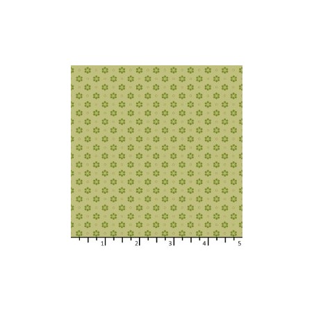 Tissu Garden patch vert clair olive de chez EQP Textiles
