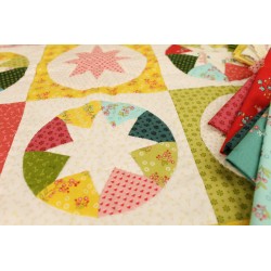 Tissu chapeu de paille Limonade de chez EQP Textiles
