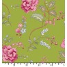 Tissu Bouquet vert pomme de chez EQP Textiles