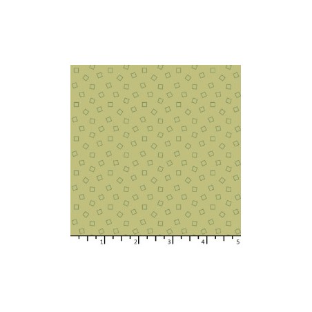 Tissu Cube vert olive de chez EQP Textiles