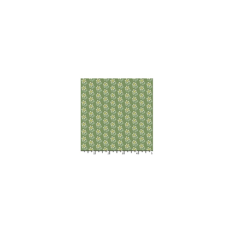Tissu Pissenlit Vert émeraude de chez EQP Textiles