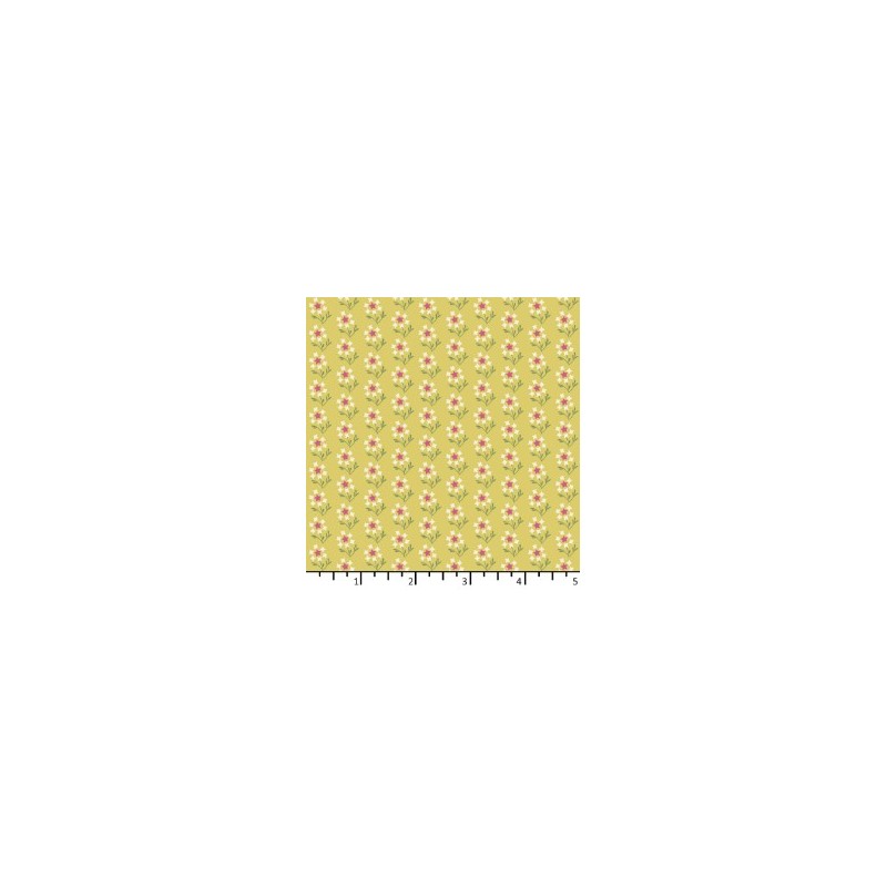 Tissu Pissenlit Sweet sunshine de chez EQP Textiles