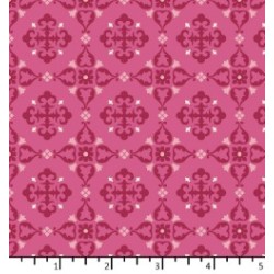 Tissu Saudade Fuchsia de...
