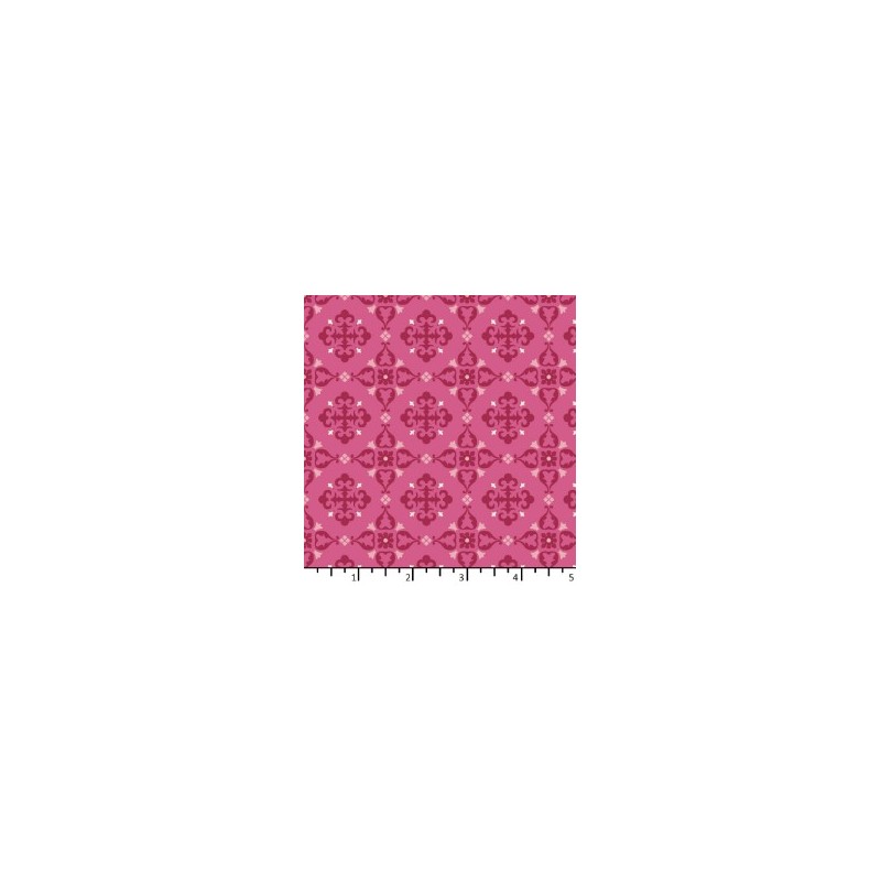 Tissu Saudade Fuchsia de chez EQP Textiles