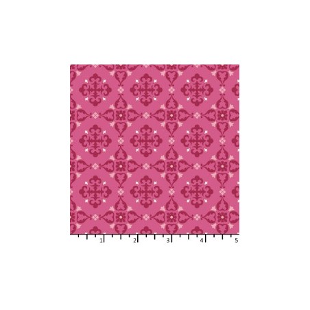 Tissu Saudade Fuchsia de chez EQP Textiles