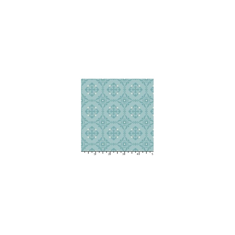 Tissu Saudade bleu poudré de chez EQP Textiles