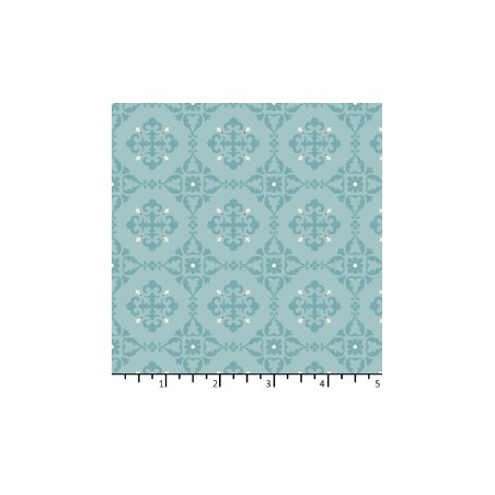 Tissu Saudade bleu poudré de chez EQP Textiles