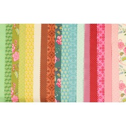 Tissu Dotty Strawberry de chez EQP Textiles
