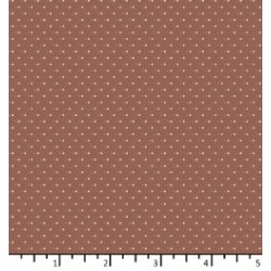 Tissu Dotty Chestnut de...