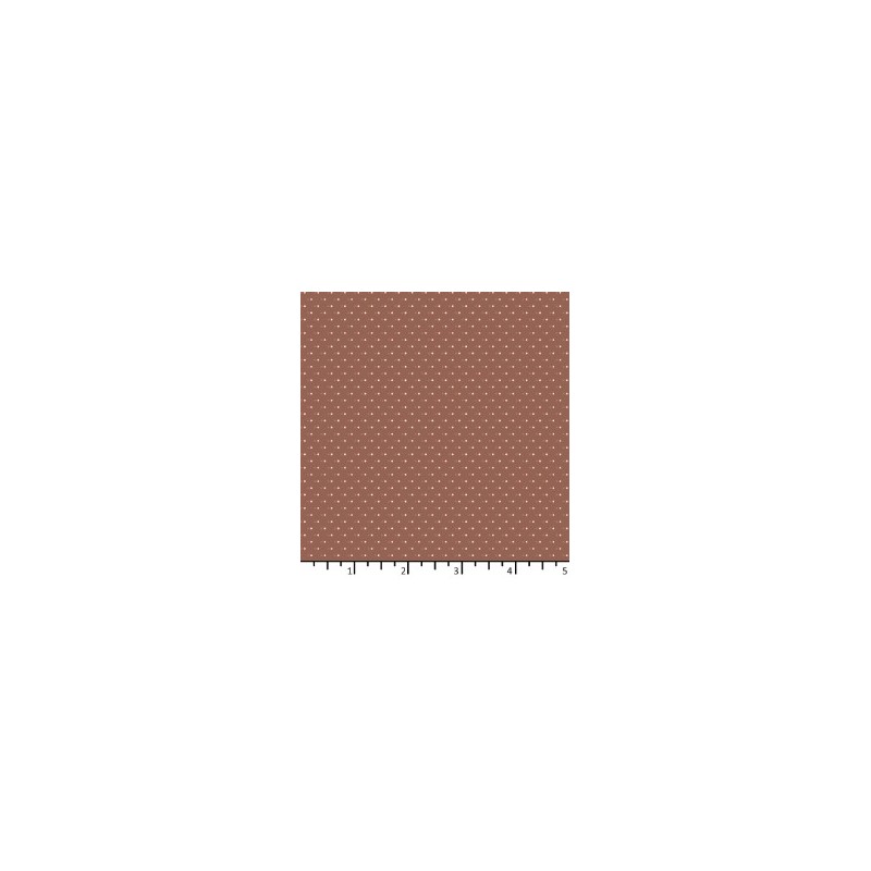 Tissu Dotty Chestnut de chez EQP Textiles