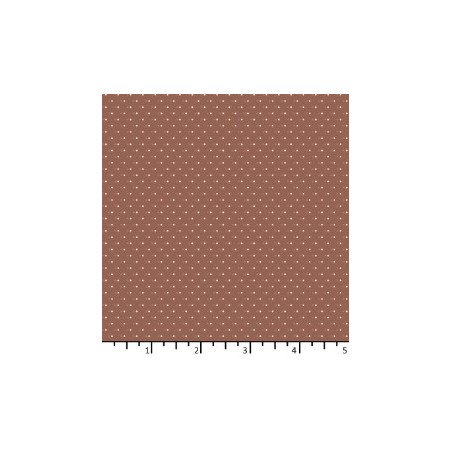 Tissu Dotty Chestnut de chez EQP Textiles