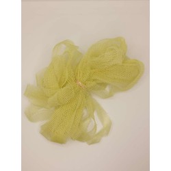 Ruban tulle jaune clair -...